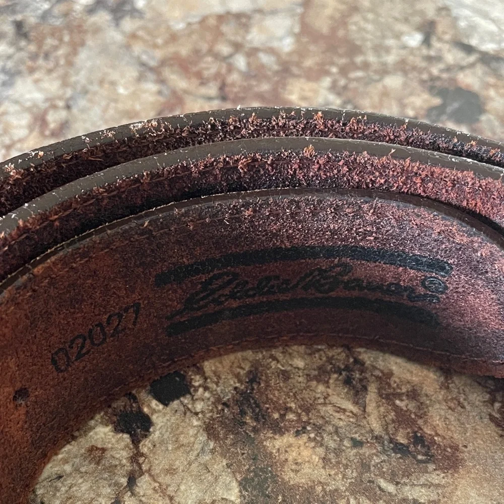 Eddie Bauer woven leather